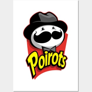 poirots mustache Posters and Art